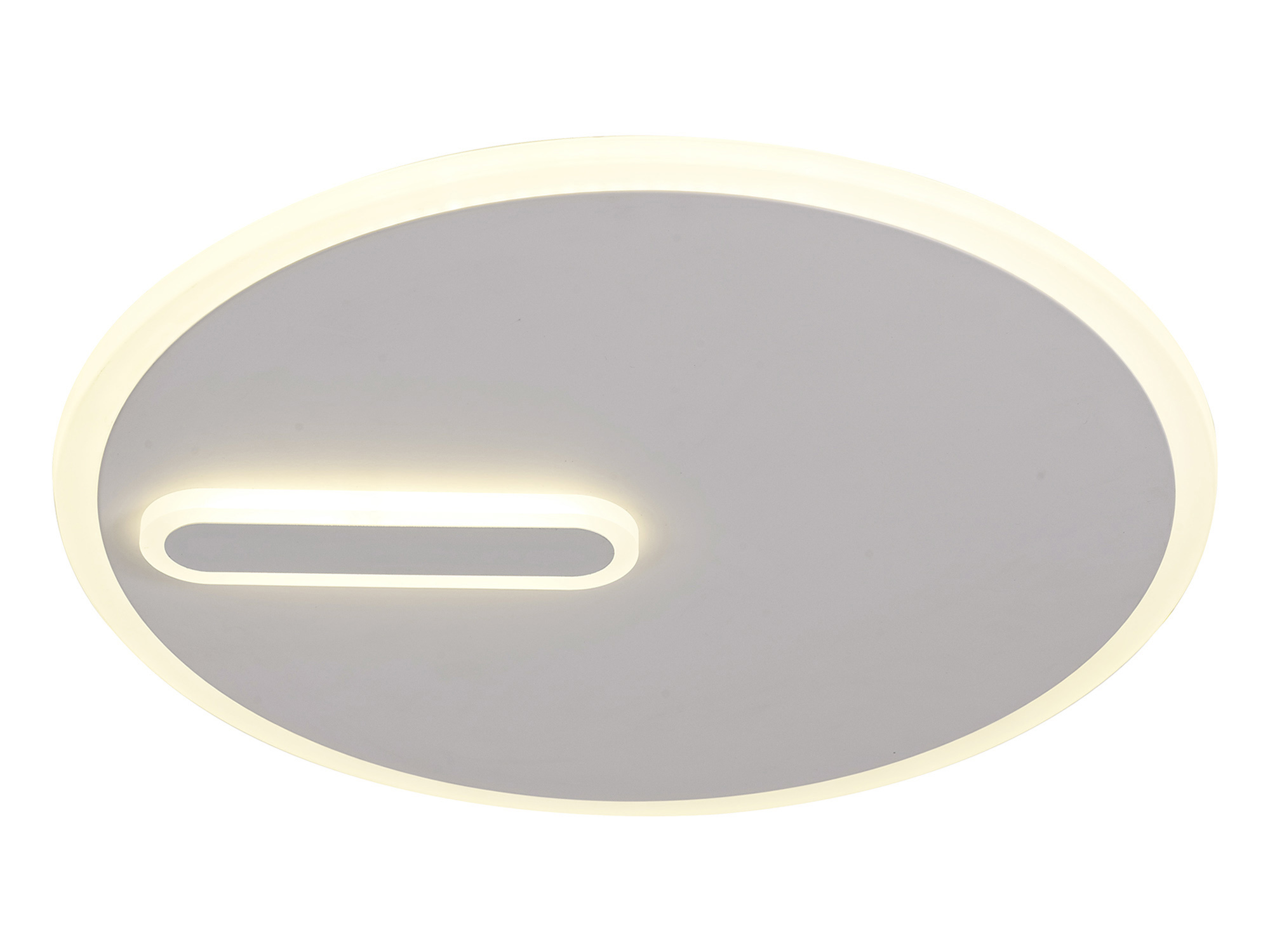 M6671  Clock  Flush Ceiling 47cm Round 40W LED